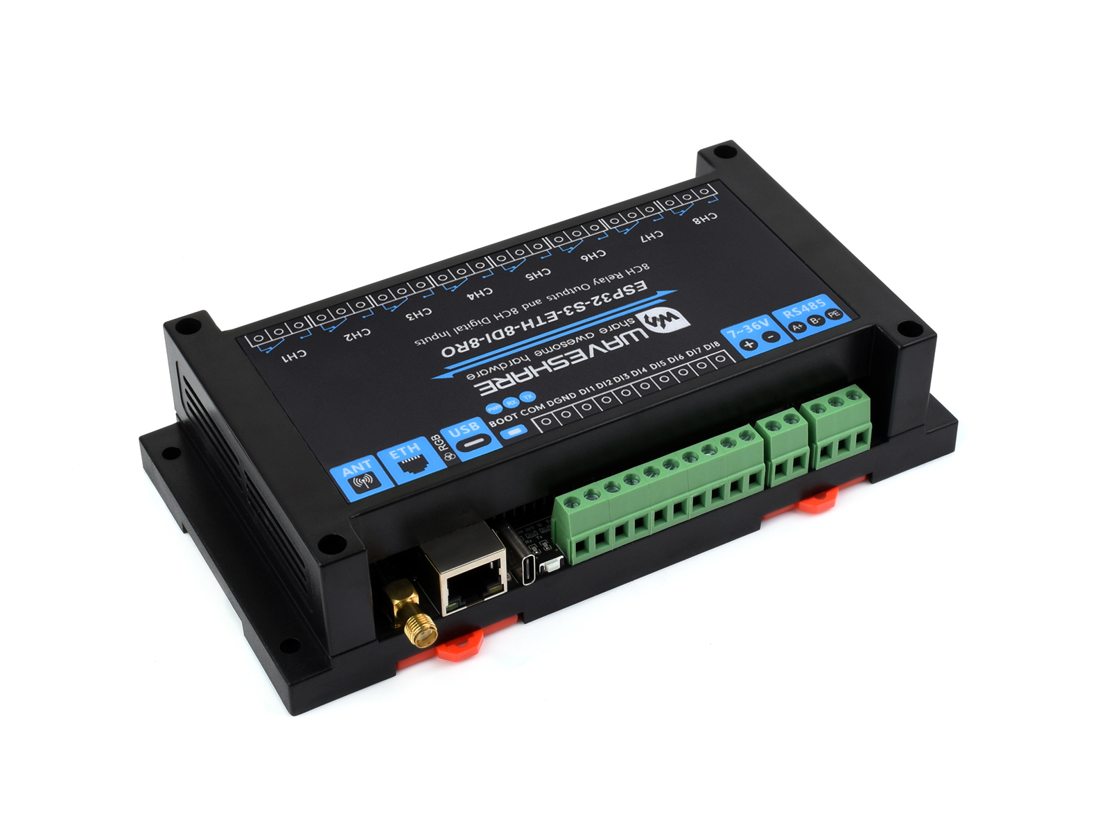 Waveshare Industrial 8-Channel - Esp32 S3 review and price