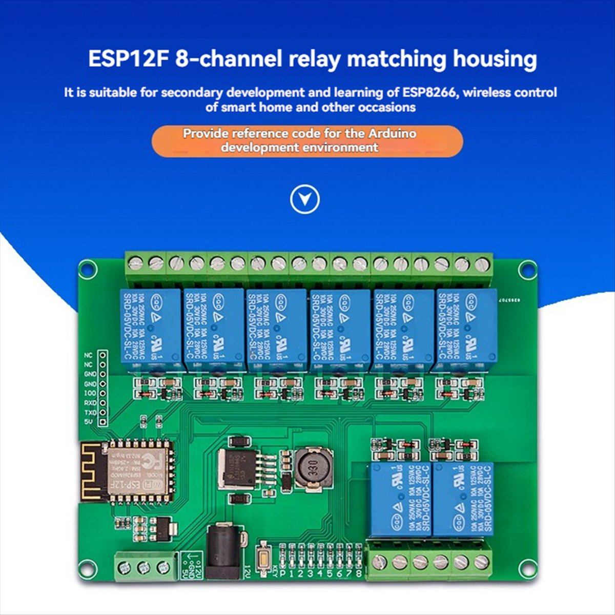 A99X 8-CH Relay Module DC12-24 - Esp8266 review and price
