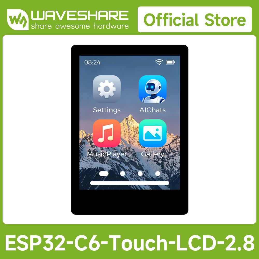 Waveshare ESP32-C6 2.8inch IPS - Esp32 Development Board review and price