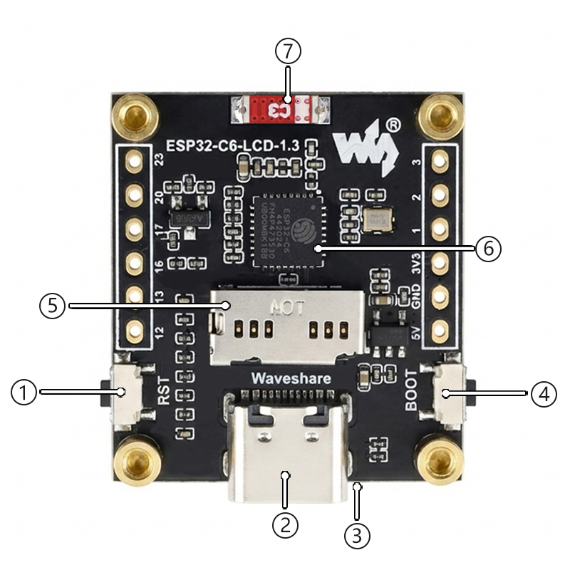 ESP32-C6 LCD Development Board - Espressif Esp32 review and price