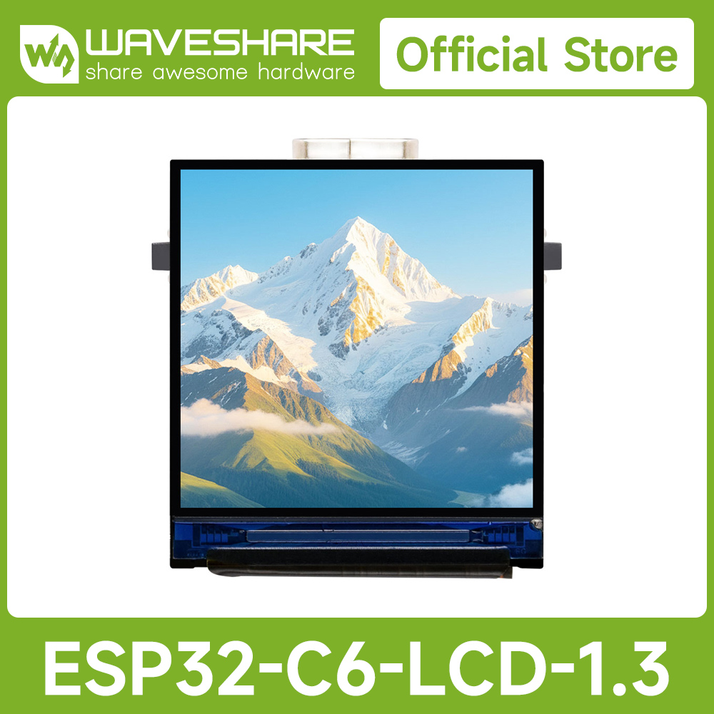 Waveshare ESP32-C6 1.3-inch LC - Esp32 C6 review and price