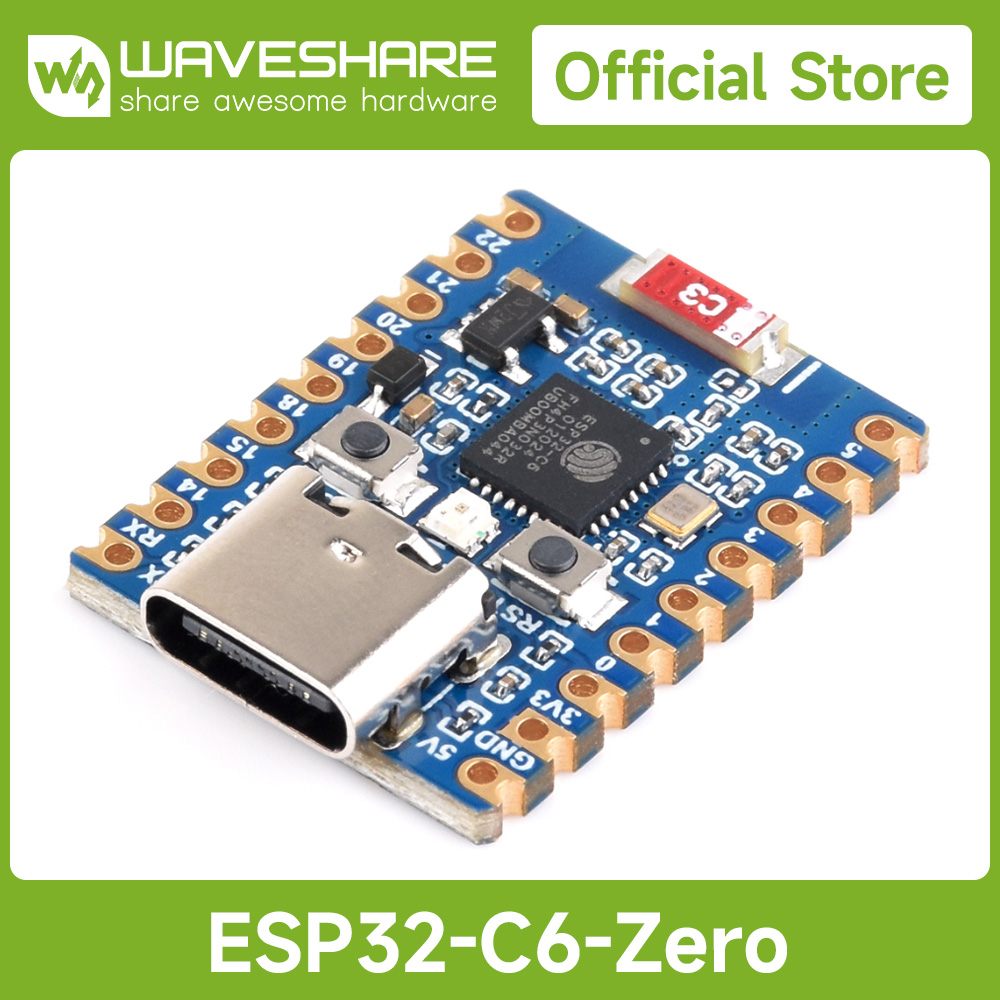 Waveshare ESP32-C6 Mini Develo - Espressif Esp32 review and price
