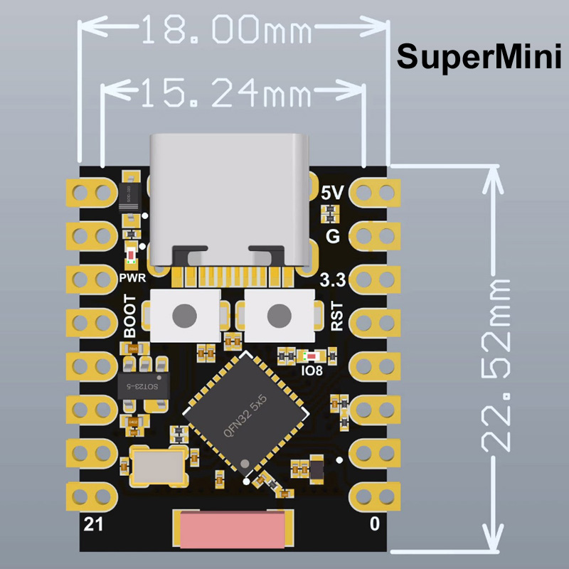 For ESP32-S3 Supermini Pro MIN - Esp32 Wifi Bluetooth Module review and price