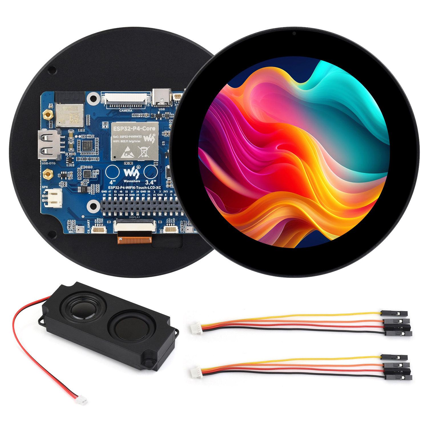 ESP32-P4 3.4/4 Inch Round Touc - Esp32 P4 review and price