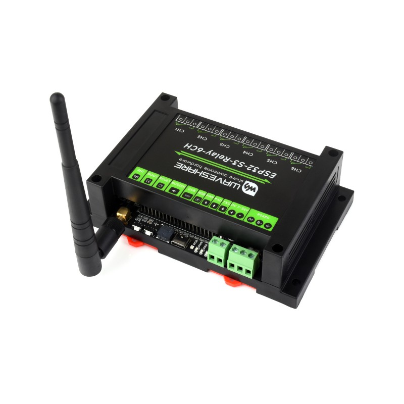 Industrial 6 Relay Channel ESP - Esp32 S3 review and price