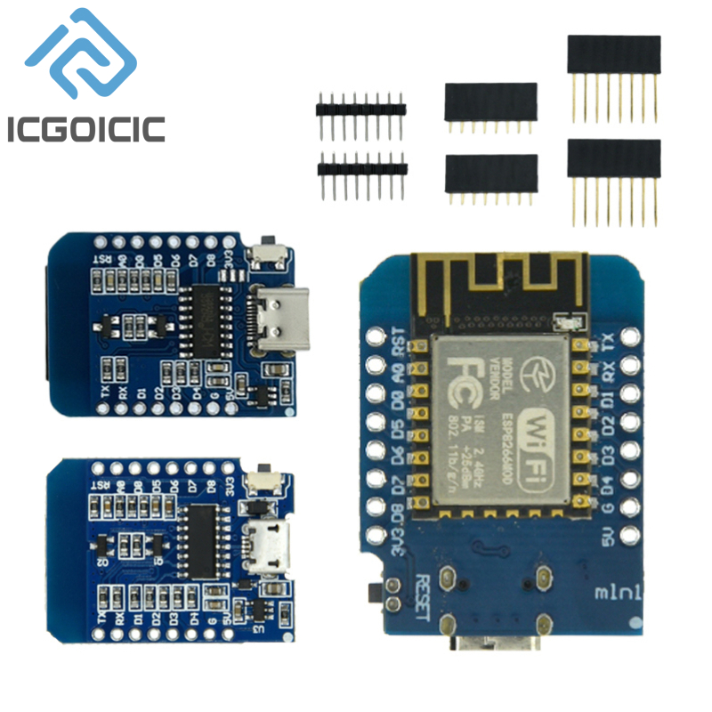 D1 Mini-Mini NodeMcu 4M Bytes  - Esp8266 Nodemcu review and price